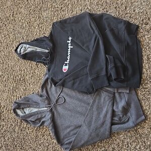 Mens Champion Hoodies: 2 Medium